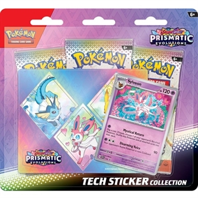 Prismatic Evolutions  - Tech Sticker Collection - Sylveon - Pokemon kort